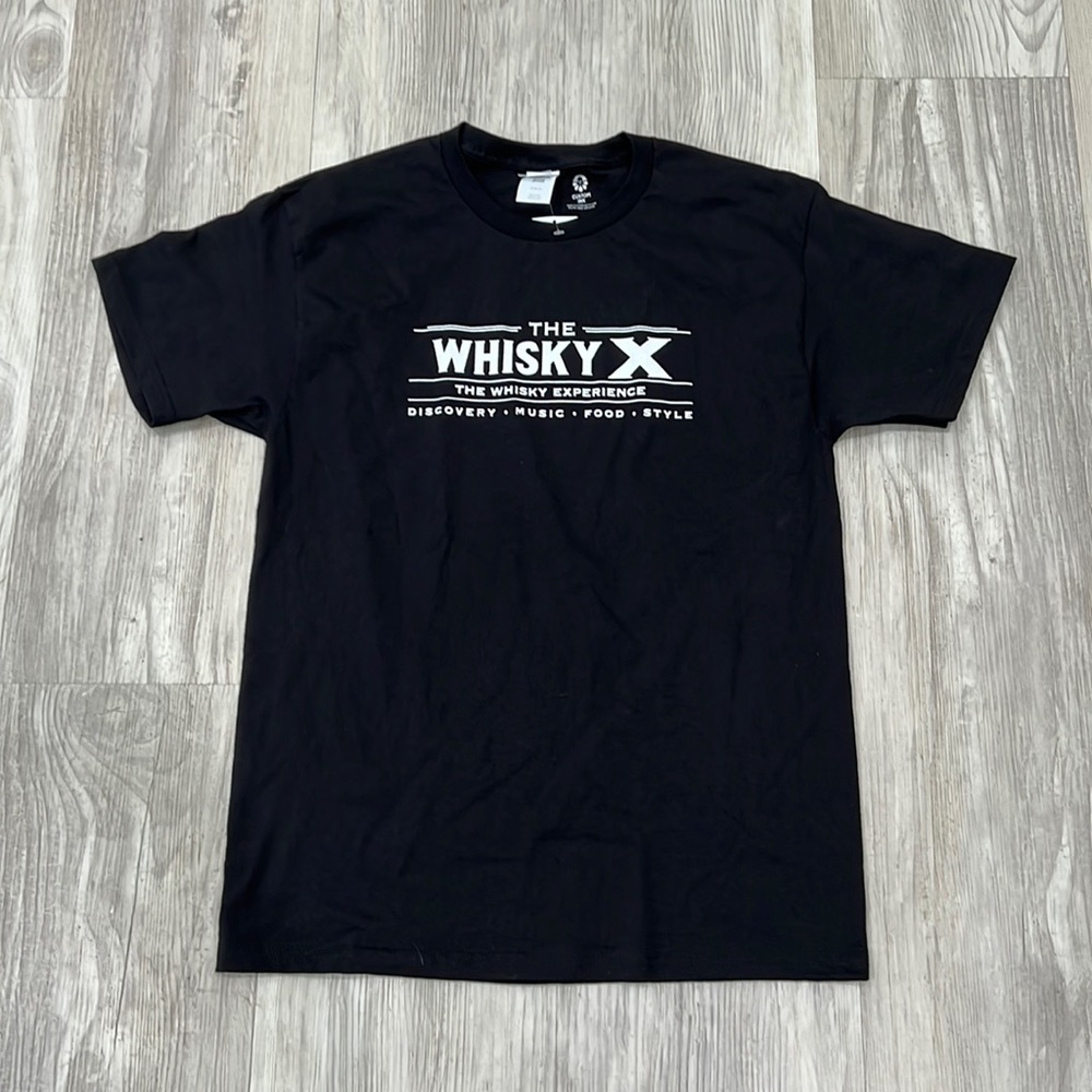 THE WHISKY X Graphic T-Shirt Size Medium